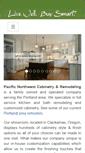 Mobile Screenshot of pacificnwcabinetry.com
